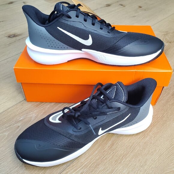 Mens Nike Precision VII Basketball Sneaker Black Grey White FN4322-005 NEW Shoes main image 8
